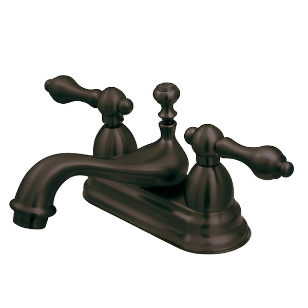 KS3605AL 4" Centerset Bathroom Faucet, Oil Rubbed Bronze